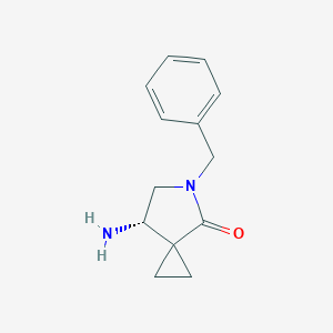 (S)-7-Amino-5-benzyl-4-oxo-5-azaspiro[2.4]heptane