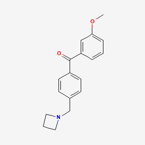 4'-Azetidinomethyl-3-methoxybenzophenone