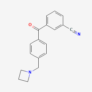 4'-Azetidinomethyl-3-cyanobenzophenone