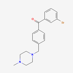 3-Bromo-4'-(4-methylpiperazinomethyl) benzophenone