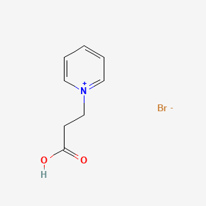 molecular formula C8H10BrNO2 B12932939 1-(2-Carboxyethyl)pyridin-1-ium bromide 