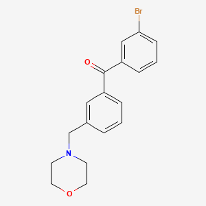 3-Bromo-3'-morpholinomethyl benzophenone
