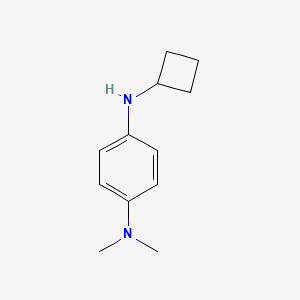 molecular formula C12H18N2 B12933033 N1-Cyclobutyl-N4,N4-dimethylbenzene-1,4-diamine 
