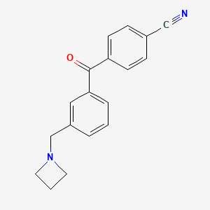 3-Azetidinomethyl-4'-cyanobenzophenone