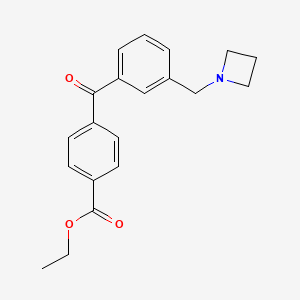 3-Azetidinomethyl-4'-carboethoxybenzophenone