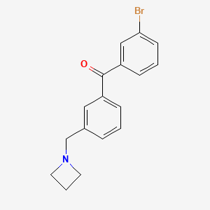 3-Azetidinomethyl-3'-bromobenzophenone