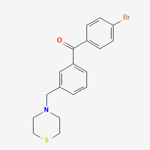 4'-Bromo-3-thiomorpholinomethyl benzophenone