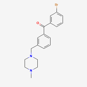 3-Bromo-3'-(4-methylpiperazinomethyl) benzophenone