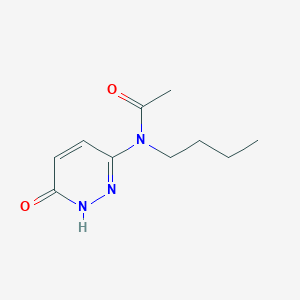 molecular formula C10H15N3O2 B12933391 N-Butyl-N-(6-oxo-1,6-dihydropyridazin-3-yl)acetamide CAS No. 88259-88-5