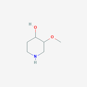 molecular formula C6H13NO2 B12933441 3-Methoxypiperidin-4-ol 