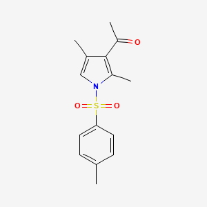 molecular formula C15H17NO3S B1293365 3-Acetyl-2,4-dimethyl-1-tosylpyrrole 