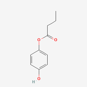 molecular formula C10H12O3 B12933657 4-Hydroxyphenyl butanoate CAS No. 83405-92-9