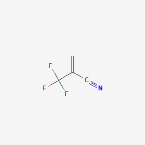 molecular formula C4H2F3N B1293376 2-(Trifluoromethyl)acrylonitrile CAS No. 381-84-0
