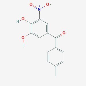 molecular formula C15H13NO5 B129338 3-O-Methyltolcapone CAS No. 134612-80-9