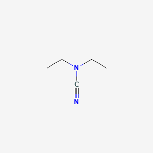 molecular formula C5H10N2 B1293381 Diethylcyanamide CAS No. 617-83-4