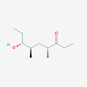 molecular formula C11H22O2 B12933820 Rel-(4R,6R,7R)-7-hydroxy-4,6-dimethylnonan-3-one 