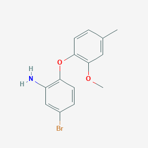 5-Bromo-2-(2-methoxy-4-methylphenoxy)aniline