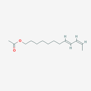 molecular formula C14H24O2 B12934053 8E,10Z-Dodecadienyl acetate 