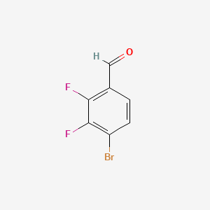 molecular formula C7H3BrF2O B1293408 4-溴-2,3-二氟苯甲醛 CAS No. 644985-24-0