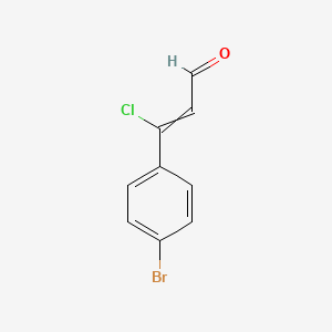 3-(4-Bromophenyl)-3-chloropropenal