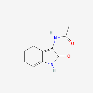 molecular formula C10H12N2O2 B12934156 N-(2-Oxo-2,4,5,6-tetrahydro-1H-indol-3-yl)acetamide CAS No. 74495-91-3