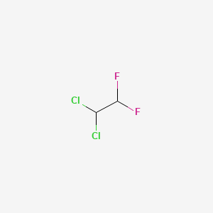 molecular formula C2H2Cl2F2 B1293416 1,1-Dichloro-2,2-difluoroethane CAS No. 471-43-2