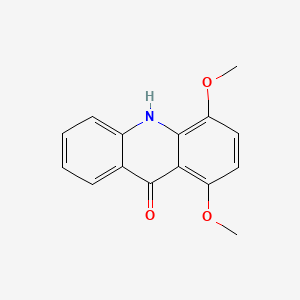 molecular formula C15H13NO3 B12934167 1,4-Dimethoxy-9(10H)-acridinone CAS No. 25379-15-1