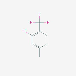 molecular formula C8H6F4 B129342 2-Fluoro-4-methyl-1-(trifluoromethyl)benzene CAS No. 158364-83-1