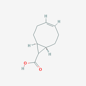 molecular formula C10H14O2 B12934403 rel-(1R,8S,9s,E)-Bicyclo[6.1.0]non-4-ene-9-carboxylic acid 