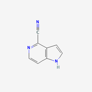 molecular formula C8H5N3 B1293442 1H-吡咯并[3,2-c]吡啶-4-腈 CAS No. 1040682-68-5