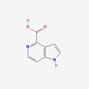 molecular formula C8H6N2O2 B1293443 1H-Pyrrolo[3,2-c]pyridine-4-carboxylic acid CAS No. 1040682-84-5