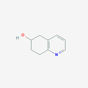 molecular formula C9H11NO B12934697 5,6,7,8-Tetrahydroquinolin-6-ol 