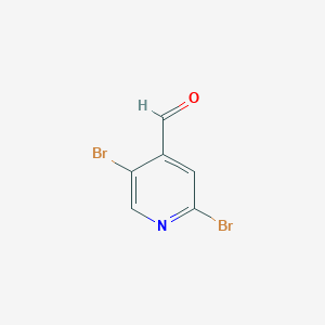 molecular formula C6H3Br2NO B1293480 2,5-Dibromoisonicotinaldehyde CAS No. 959244-28-1