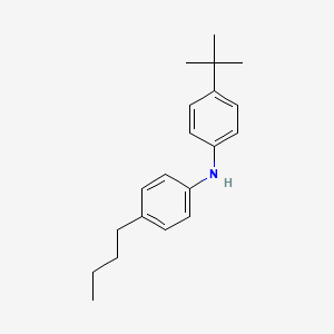 molecular formula C20H27N B12934803 4-tert-Butyl-N-(4-butylphenyl)aniline CAS No. 398483-80-2