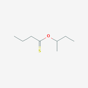 molecular formula C8H16OS B12934817 O-sec-Butyl butanethioate 