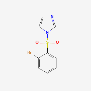 molecular formula C9H7BrN2O2S B1293486 1-((2-Bromophenyl)sulfonyl)-1H-imidazole CAS No. 951884-46-1