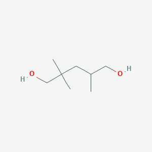 molecular formula C8H18O2 B12934861 2,2,4-Trimethylpentane-1,5-diol 