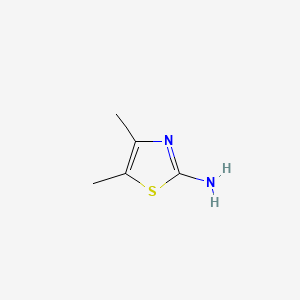 molecular formula C5H8N2S B1293493 4,5-Dimethyl-1,3-thiazol-2-amine CAS No. 2289-75-0
