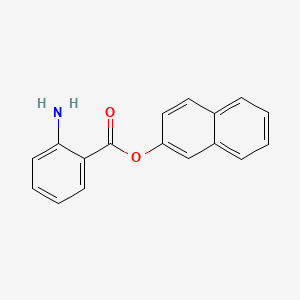 molecular formula C17H13NO2 B1293497 Naphthalen-2-yl 2-aminobenzoate CAS No. 63449-68-3