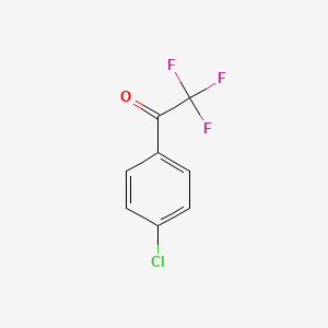 molecular formula C8H4ClF3O B1293500 1-(4-氯苯基)-2,2,2-三氟乙酮 CAS No. 321-37-9