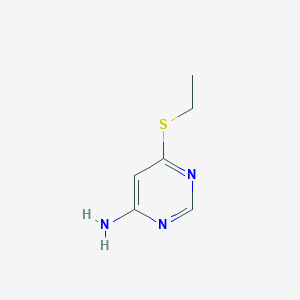 molecular formula C6H9N3S B12935058 6-(Ethylsulfanyl)pyrimidin-4-amine CAS No. 6303-56-6