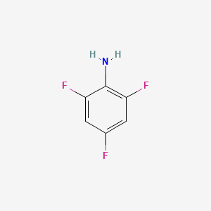 molecular formula C6H4F3N B1293507 2,4,6-Trifluoroaniline CAS No. 363-81-5