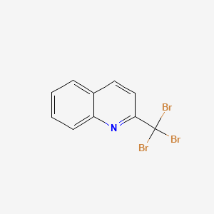 molecular formula C10H6Br3N B1293515 alpha,alpha,alpha-Tribromoquinaldine CAS No. 613-53-6