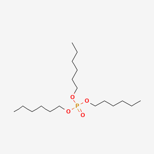molecular formula C18H39O4P B1293527 Trihexyl phosphate CAS No. 2528-39-4