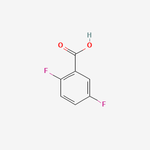 molecular formula C7H4F2O2 B1293528 2,5-Difluorobenzoic acid CAS No. 2991-28-8