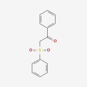 molecular formula C14H12O3S B1293529 2-(Phenylsulfonyl)acetophenone CAS No. 3406-03-9