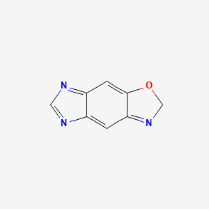 molecular formula C8H5N3O B12935313 2H-Imidazo[4,5-f][1,3]benzoxazole CAS No. 267-85-6