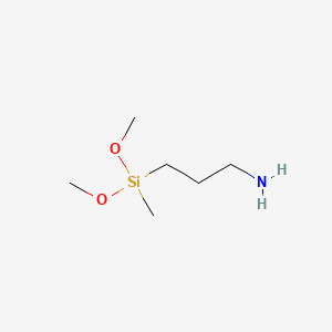 molecular formula C6H17NO2Si B1293533 3-(Dimethoxymethylsilyl)propylamine CAS No. 3663-44-3