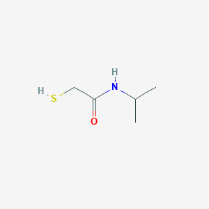 molecular formula C5H11NOS B12935353 N-(Propan-2-yl)-2-sulfanylacetamide CAS No. 58458-67-6