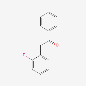 molecular formula C14H11FO B1293536 2-(2-Fluorophenyl)-1-phenylethan-1-one CAS No. 3826-47-9